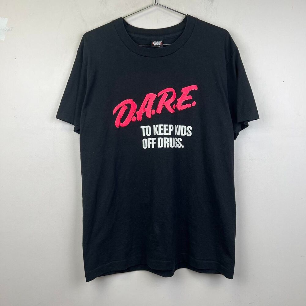 Vintage 90s DARE To Keep Kids Off Drugs Shirt Men Size Large